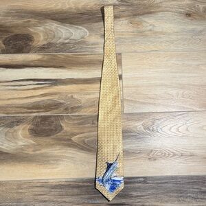 Guy Harvey Men’s Silk Tie – Sailfish Design | Classic Nautical Fish Print